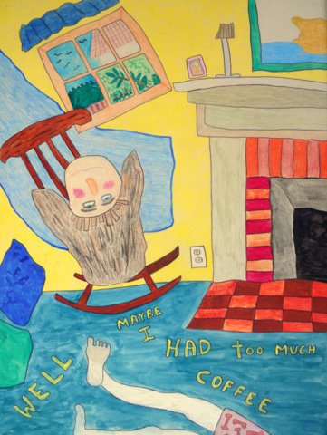 Too Much Coffee by Irene Smith