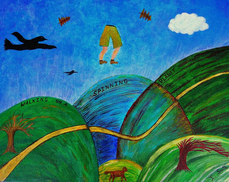 Walking on a Spinning Planet #4